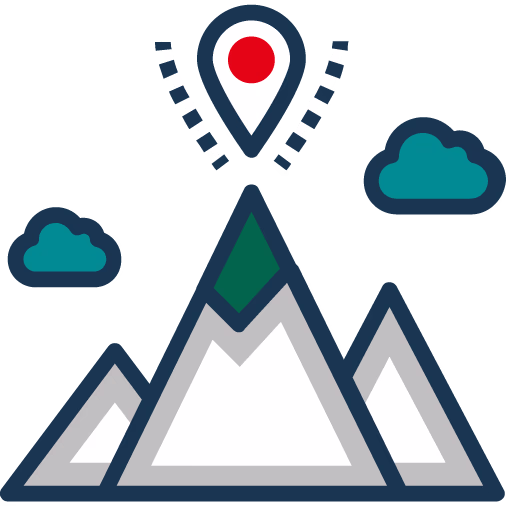 Sommet de montagne illustrant la mission de soutien