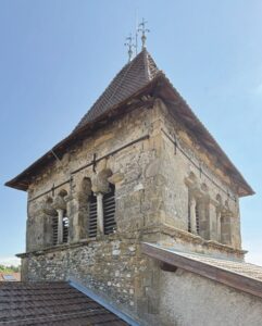 clocher roman d'artas Isère